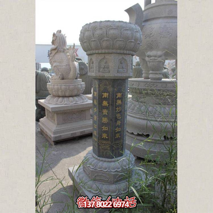 精美大理石浮雕石柱，點(diǎn)綴你的寺廟