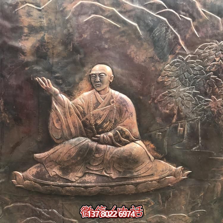 鑄銅觀音佛像浮雕壁畫，帶給大型寺廟儀式感的非凡氣派