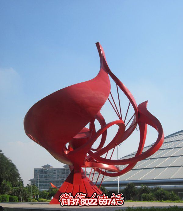 不銹鋼花朵雕塑,個性創意想象 不銹鋼花朵雕塑,個性創意想象