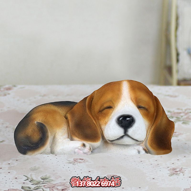 玻璃鋼創意室內彩繪仿真狗雕塑趴著睡覺裝飾品 玻璃鋼創意室內彩繪仿真狗雕塑趴著睡覺裝飾品