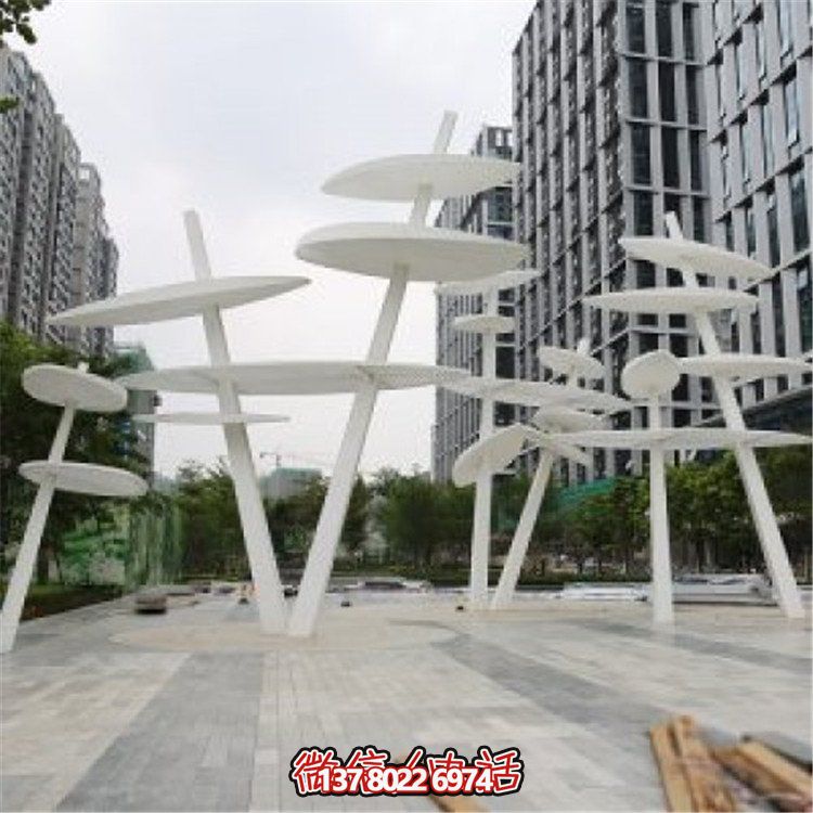 不銹鋼大型樹葉雕塑，為你的戶外景觀創造獨特的創意