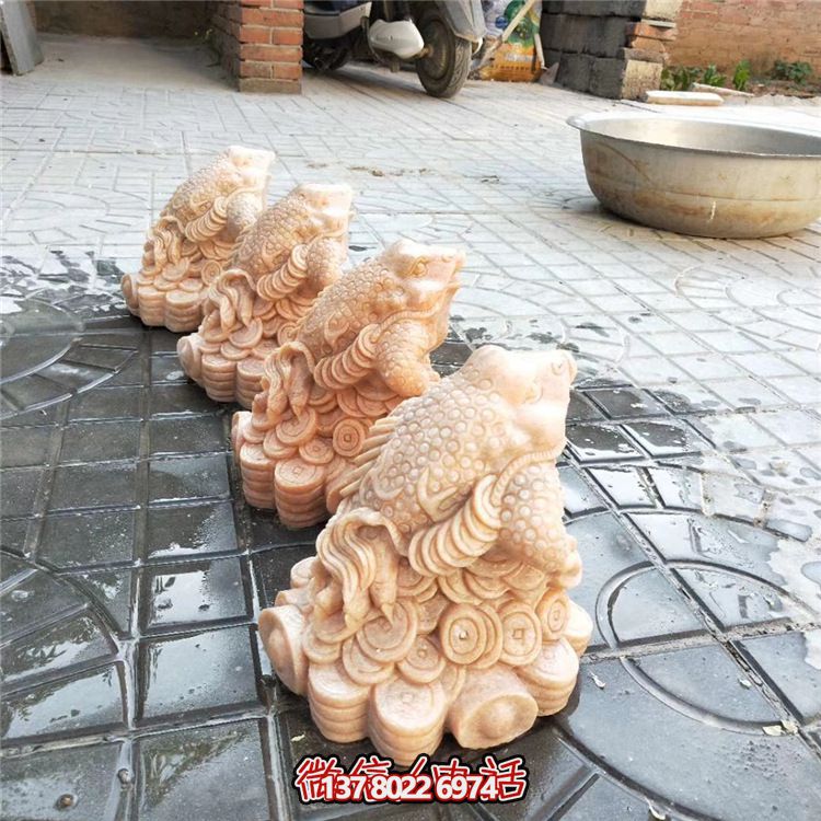 景區創意石雕青蛙雕塑 景區創意石雕青蛙雕塑