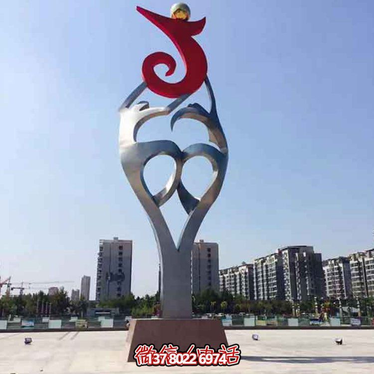 創(chuàng)意大型不銹鋼景觀擺件，點(diǎn)綴戶外廣場園林