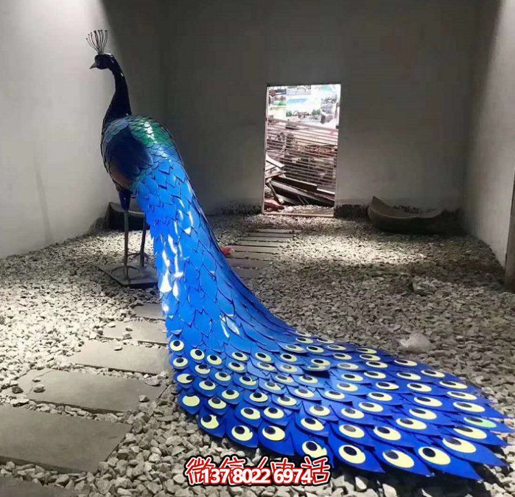 優質不銹鋼孔雀雕塑，為城市廣場添彩