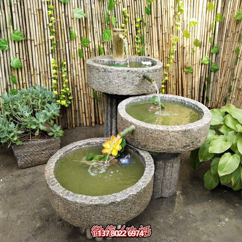 戶外石磨流水景觀擺件,讓你的庭院變得更加美輪美奐 戶外石磨流水景觀擺件,讓你的庭院變得更加美輪美奐