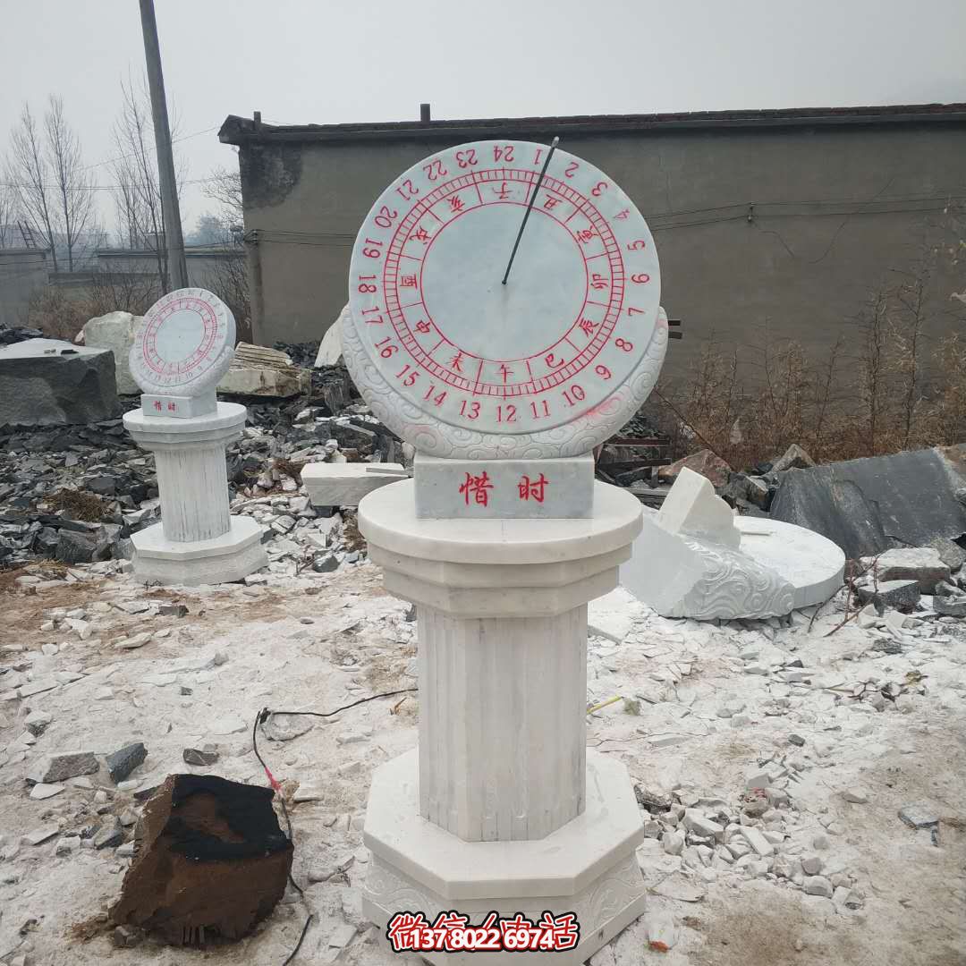 石質日晷雕塑，讓景區更加創意美觀！