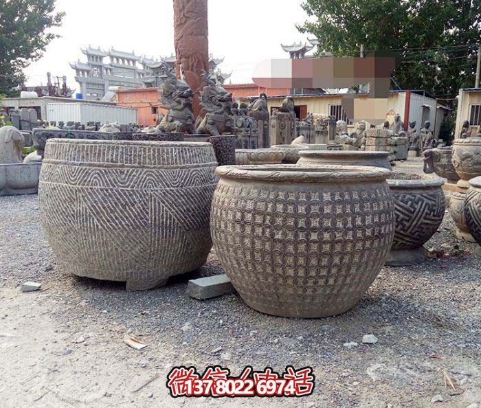 經典雅致的庭院景觀精致理石浮雕水缸雕塑 經典雅致的庭院景觀精致理石浮雕水缸雕塑