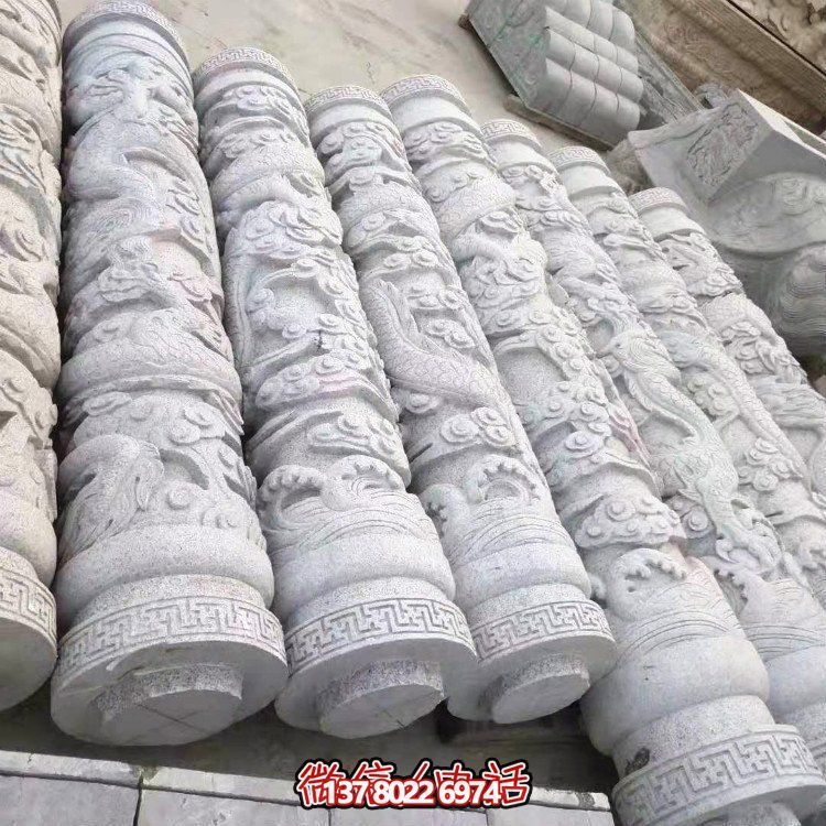 精美結(jié)合雕塑，把浮雕、大理石、石雕、石柱帶入戶外空間