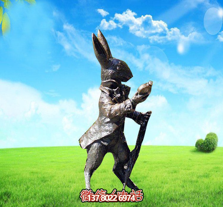玻璃鋼兔子雕塑，裝飾你的草坪，讓你的個性閃耀