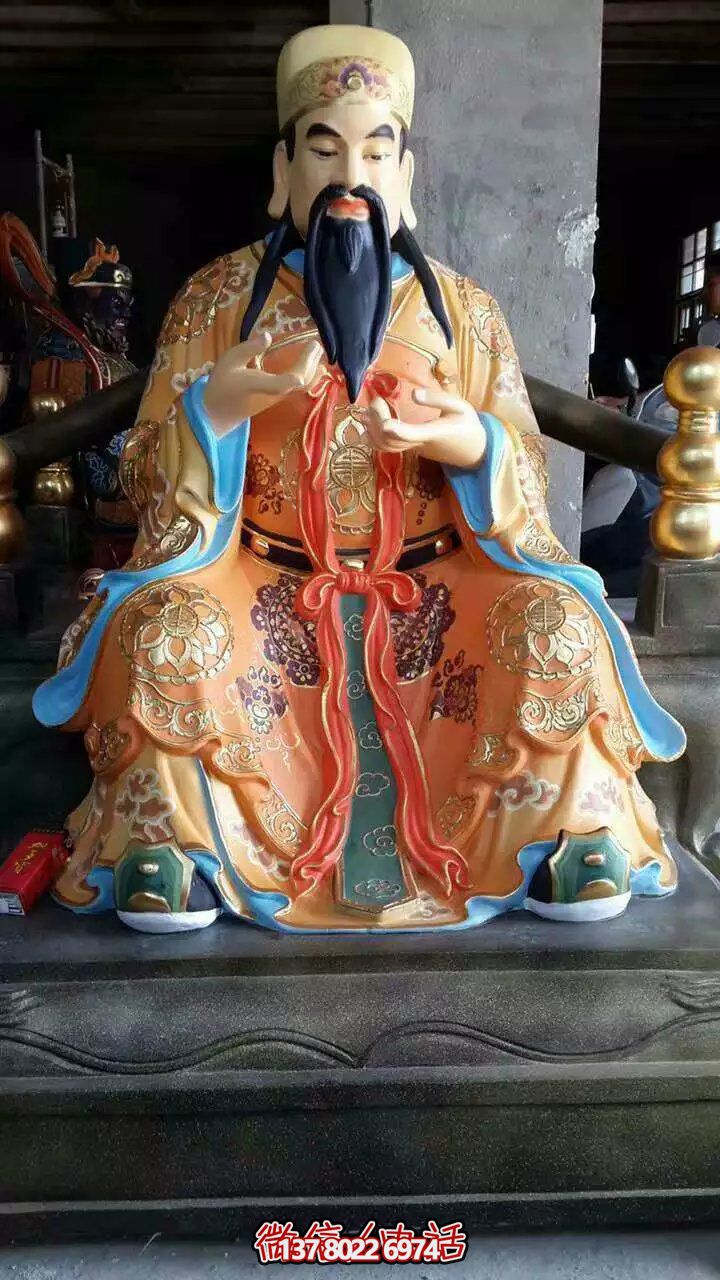 精美供奉財神雕塑,玻璃鋼彩繪絢麗奪目 精美供奉財神雕塑,玻璃鋼彩繪絢麗奪目