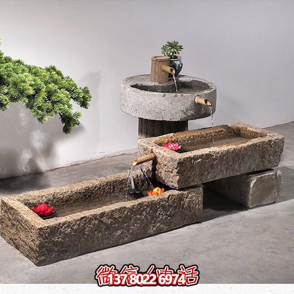 石槽組合戶外魚缸,完美景觀美化家居養(yǎng)魚空間 石槽組合戶外魚缸,完美景觀美化家居養(yǎng)魚空間