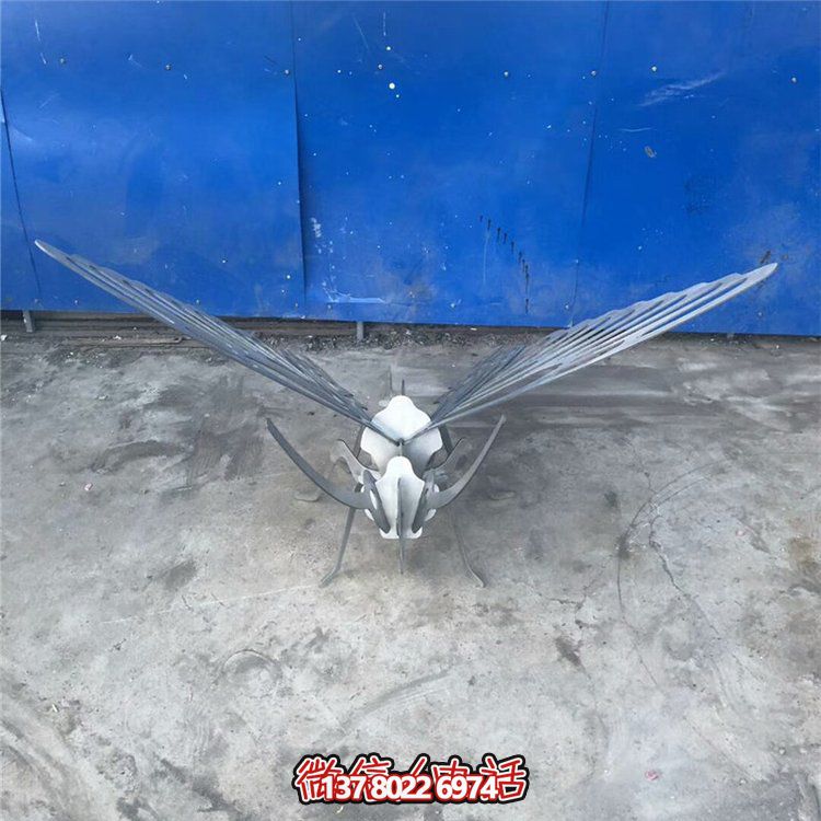 不銹鋼蝴蝶雕塑，點(diǎn)綴你的園林戶外空間