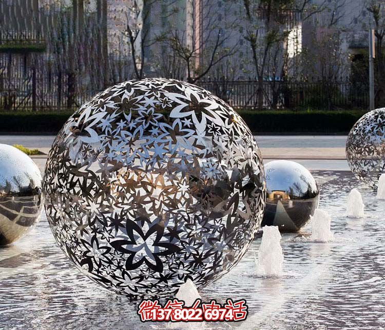 不銹鋼噴泉球雕塑,創意點亮廣場 不銹鋼噴泉球雕塑,創意點亮廣場