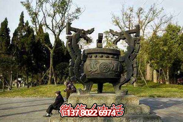 古典雙龍青銅香爐擺件 古典雙龍青銅香爐擺件