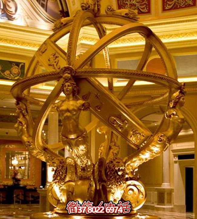 鏤空美人魚雕塑，優(yōu)雅裝點(diǎn)大型商場(chǎng)酒店