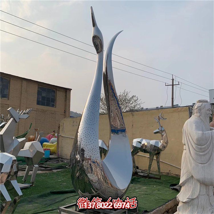 絢爛鏡面抽象園林景觀戶(hù)外擺件