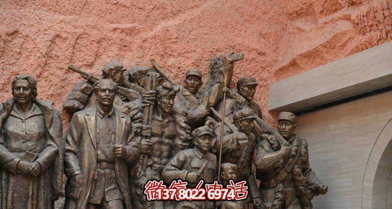 公園銅雕白求恩和八路軍一起拍照的園林景觀八路軍雕塑 公園銅雕白求恩和八路軍一起拍照的園林景觀八路軍雕塑