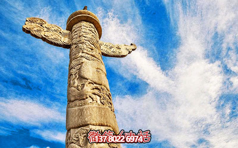 旅游景點(diǎn)廣場(chǎng)擺放大理石華表雕刻 旅游景點(diǎn)廣場(chǎng)擺放大理石華表雕刻