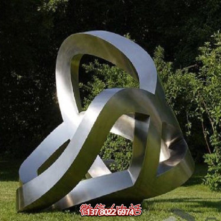 幾何不銹鋼戶(hù)外園林創(chuàng)意景觀擺件