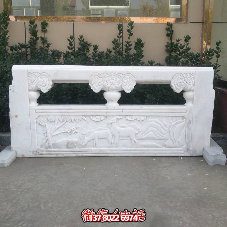 浮雕戶(hù)外園林景觀大理石浮雕景觀圍欄雕塑
