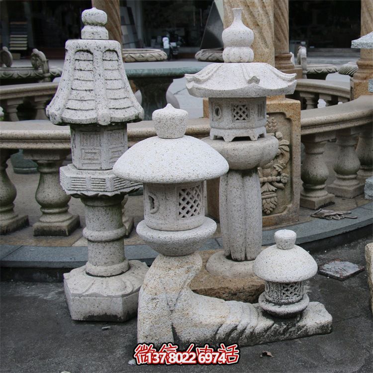 庭院景觀石燈籠藝術(shù)設(shè)計幾何石雕工藝品擺件 庭院景觀石燈籠藝術(shù)設(shè)計幾何石雕工藝品擺件