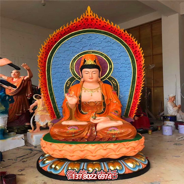 玻璃鋼彩繪景區寺廟供奉佛像觀音雕塑 玻璃鋼彩繪景區寺廟供奉佛像觀音雕塑