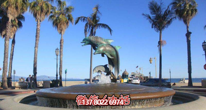 戶外池塘幾只跳躍的不銹鋼海豚雕塑 戶外池塘幾只跳躍的不銹鋼海豚雕塑