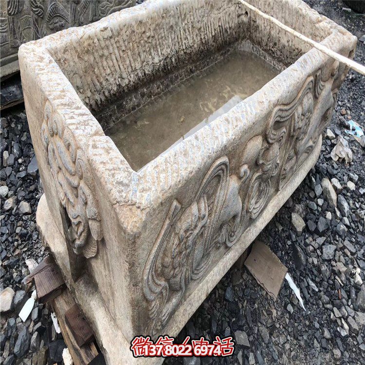 老石槽，漢白玉仿古石槽