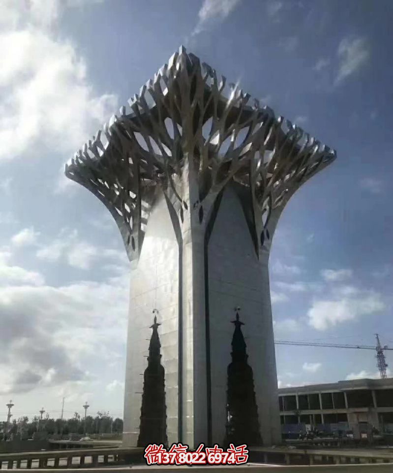 花園廣場抽象大樹不銹鋼雕塑 花園廣場抽象大樹不銹鋼雕塑