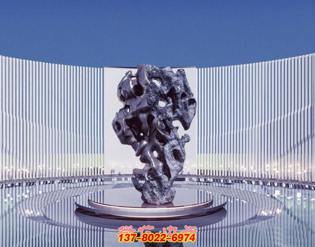 幻石映影：現(xiàn)代戶(hù)外空間的抽象石雕意象