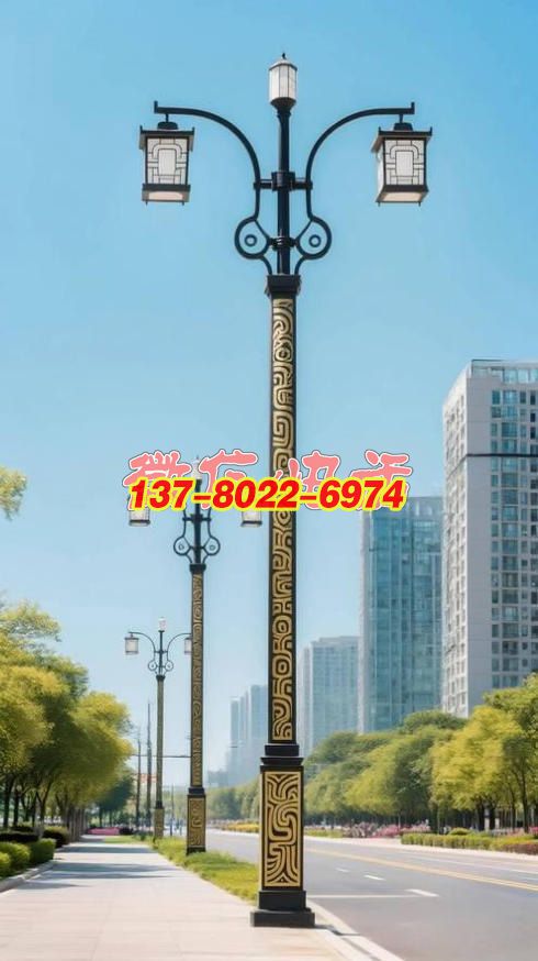 文脈流光——不銹鋼燈桿